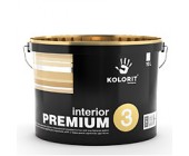 КОЛОРИТ interior PREMIUM 3 Краска латексная, 10л
