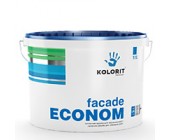 КОЛОРИТ Facade ECONOM Краска акрилатная, 10л